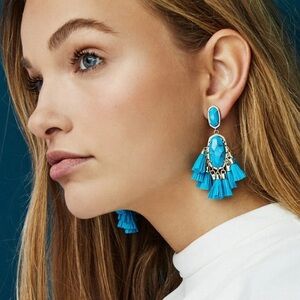 Kendra Scott Turquoise Blue Kristin Earrings